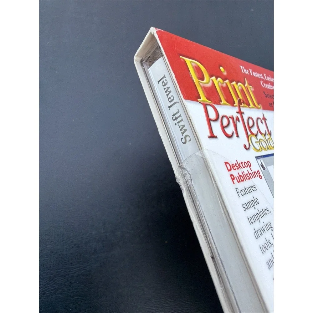 Print Perfect Gold PC CD ROM XP Compatible Brand New Sealed VTG CDRS662 Win 98